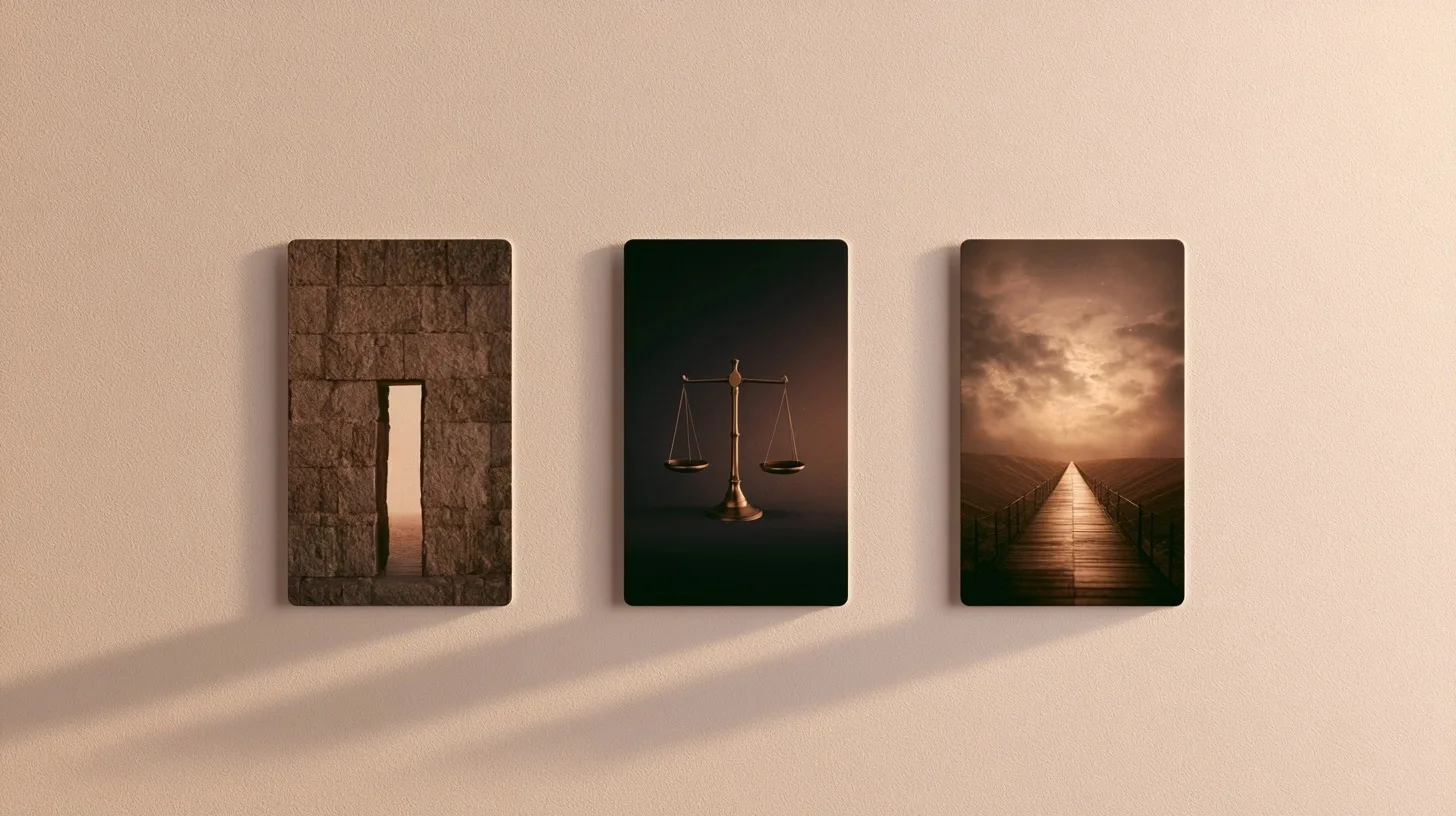Un passage dans un mur, une balance et un pont illustrent une dynamique qui évolue